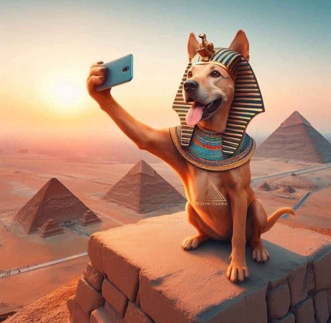 The dog that climbed the pyramids